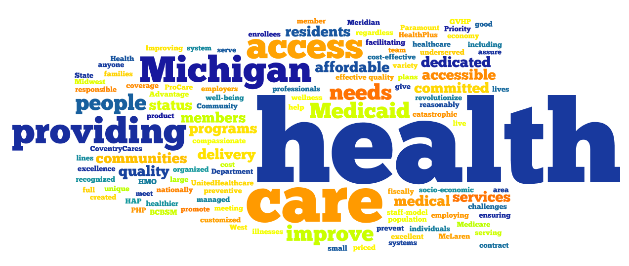 Few health insurance companies or plans in Michigan have specific ...